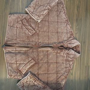 Free People Quilted Dolman Jacket